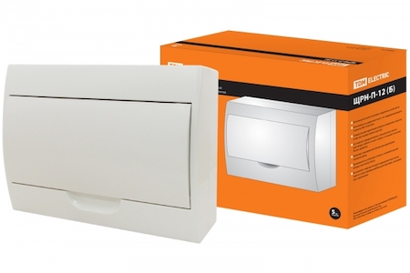 TDM ELECTRIC SQ0903-0004 Бокс ЩРН-П-12модулей с белой крышкой навесной пластик IP40 TDM